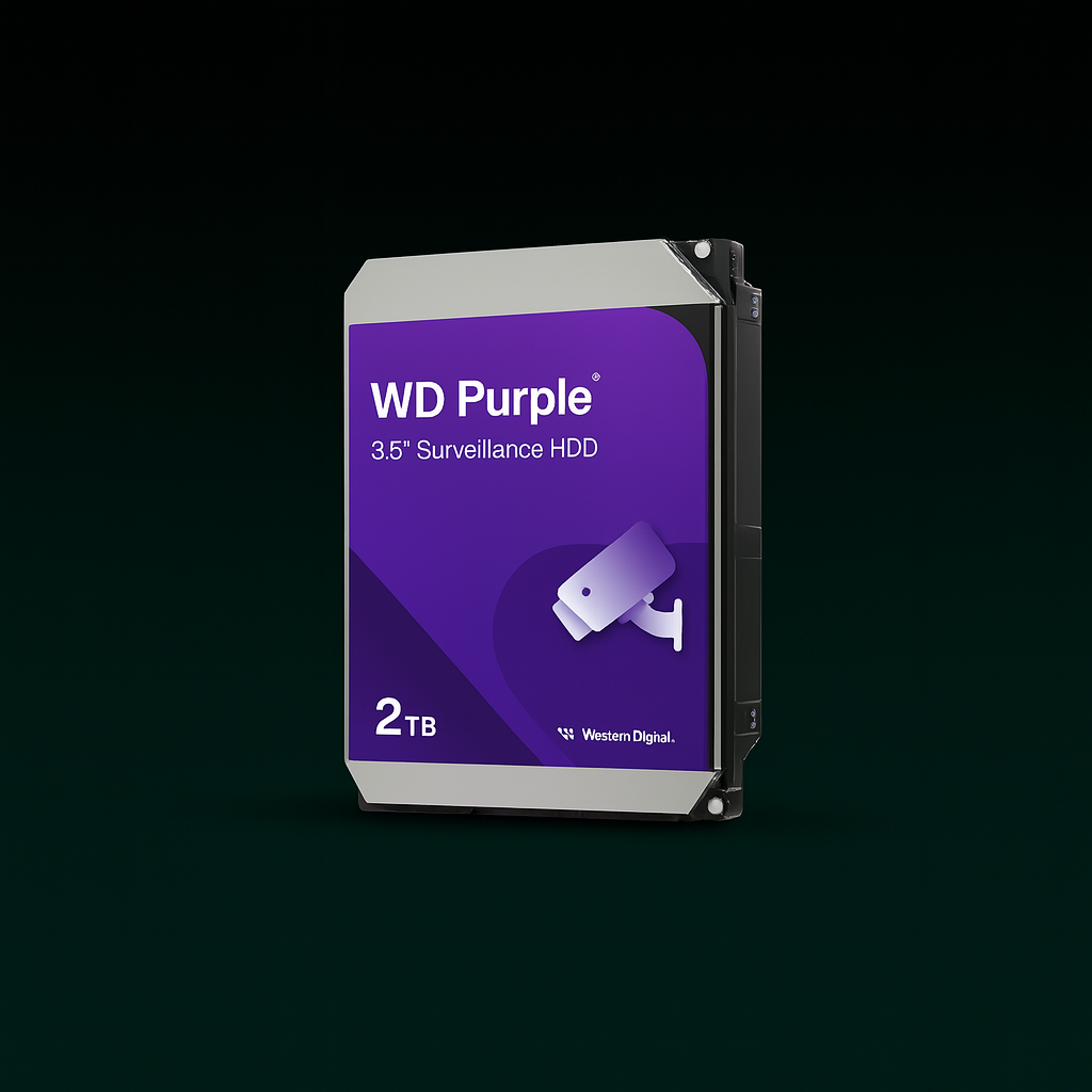 Tiandy WD Purple 2TB Surveillance Hard Drive