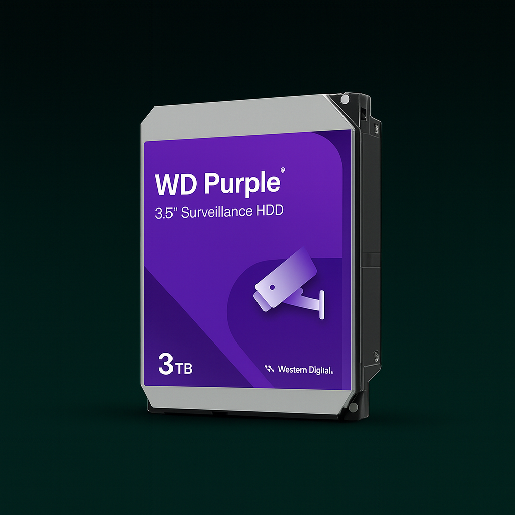 Tiandy WD Purple 3TB Surveillance Hard Drive