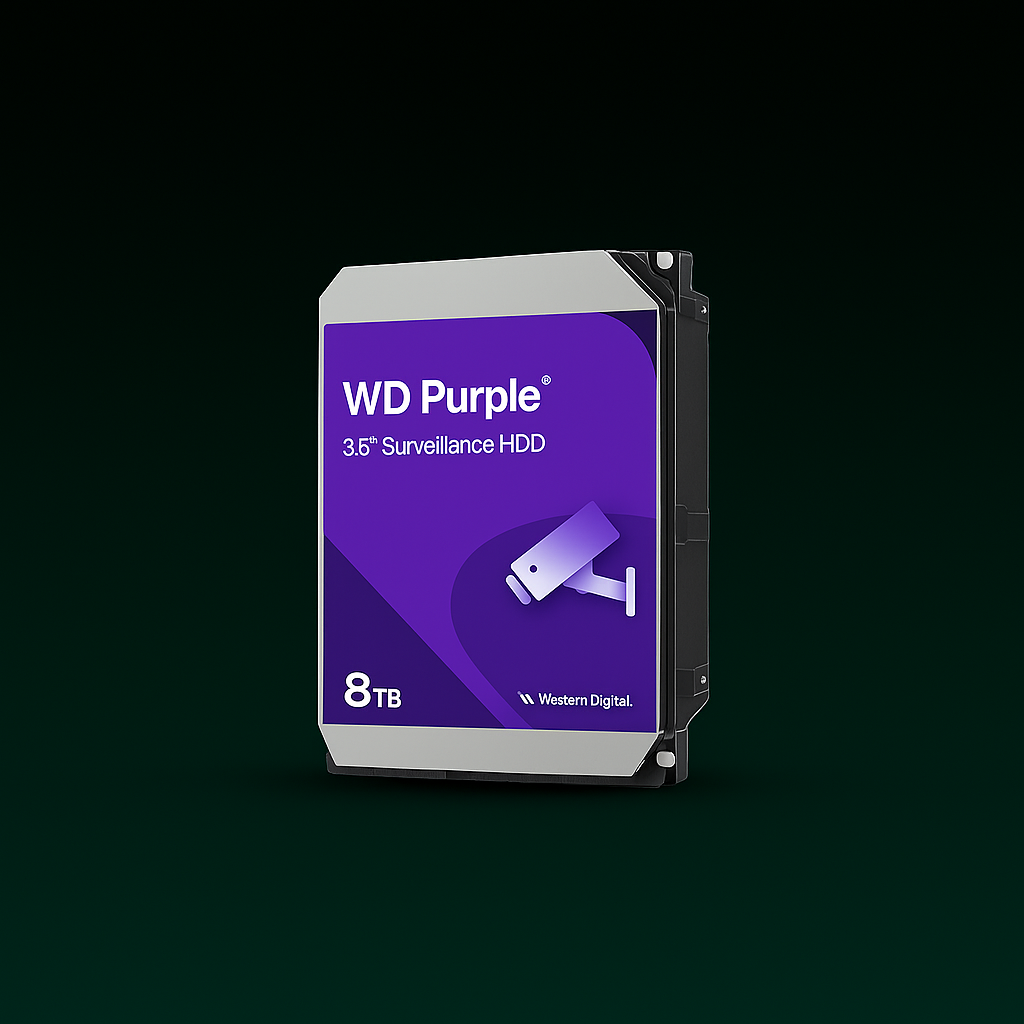 Tiandy WD Purple 8TB Surveillance Hard Drive
